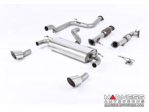 Ford Focus RS MK2 Turbo-back Exhaust w/ Hi-Flow Sports Cat - Milltek